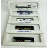 5x Rietze Auto Modelle 1:87 HO Scale Mercedes Citaro - Assorted Liveries - All Boxed. P&P Group