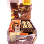 H&M Clipper, Commander & DC control unit, Hornby Shell tanker and Cicely wagons boxed and other