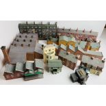 Large Lot of OO Gauge Card Built Buildings. P&P Group 3 (£25+VAT for the first lot and £5+VAT for