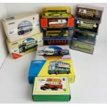 13x Corgi Diecast - Mostly Buses - All Boxed. P&P Group 3 (£25+VAT for the first lot and £5+VAT