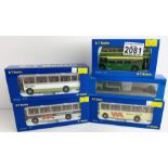 5x Assorted B-T Models 1:76 Buses - All Boxed. P&P Group 2 (£18+VAT for the first lot and £3+VAT for