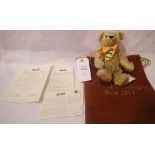 Steiff William/Catherine Royal wedding bear, All tags and certificates and original embroidered bag.