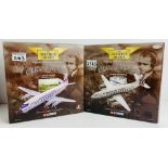 2x Corgi Aviation 1:144 Vickers Viscount BA & Continental - Boxed. P&P Group 2 (£18+VAT for the