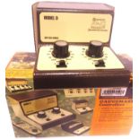 Gaugemaster model D twin track controller. P&P Group 1 (£14+VAT for the first lot and £1+VAT for