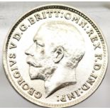 1920 Silver Threepence of King George V. P&P Group 1 (£14+VAT for the first lot and £1+VAT for