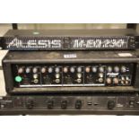 Four channel Prosound N73HH amplifier, Alesis laser trimmed precision equalizer and stereo