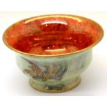 Small Wedgwood Lustre Butterfly bowl, D: 11 cm. P&P Group 2 (£18+VAT for the first lot and £3+VAT
