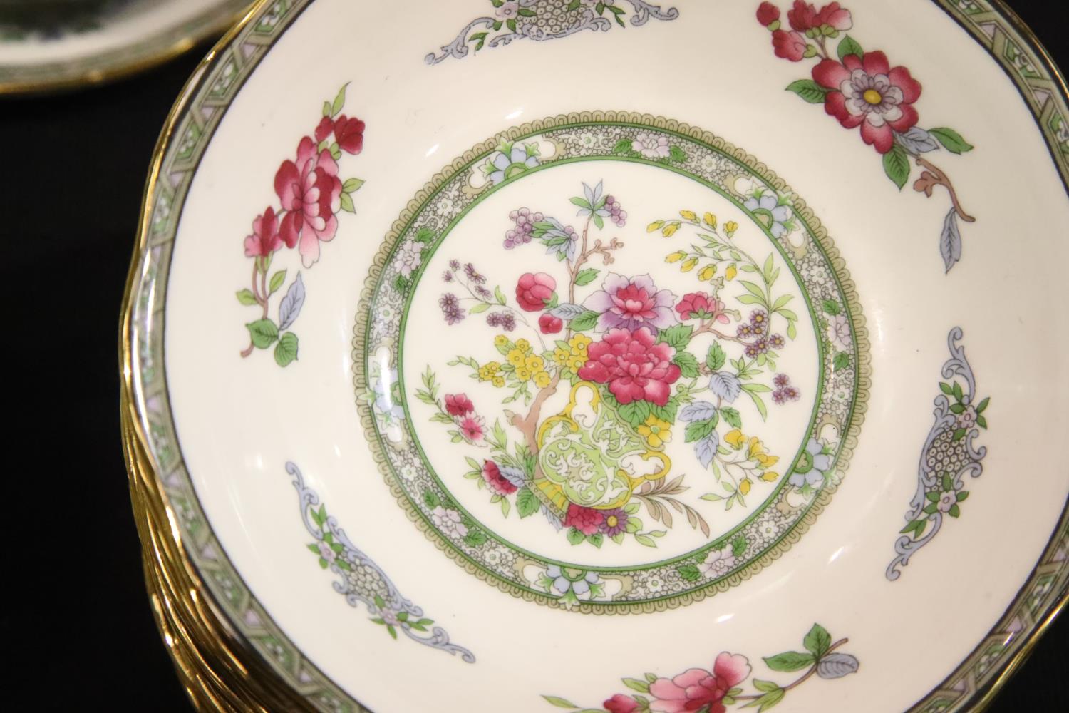 Paragon Tree of Kashmir pattern dinner service including dinner plates, salad plates, bowls cups and - Image 2 of 5