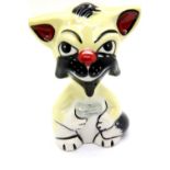 Lorna Bailey cat Make my Day, H: 12 cm. P&P Group 2 (£18+VAT for the first lot and £3+VAT for