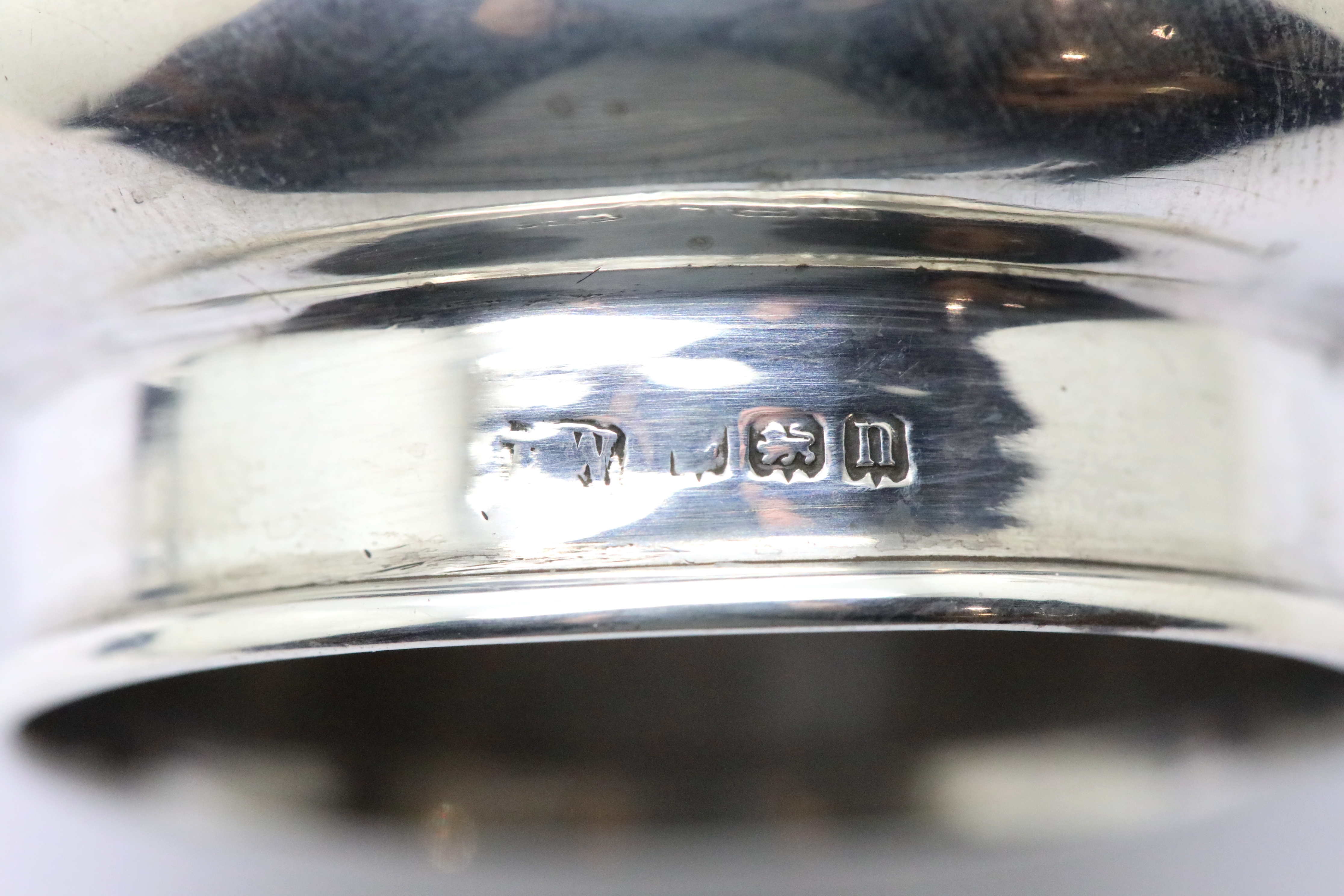 Cut glass silver topped sugar castor hallmarked Birmingham 1912, H: 20 cm, W; 8 cm. P&P Group 2 (£ - Image 2 of 3