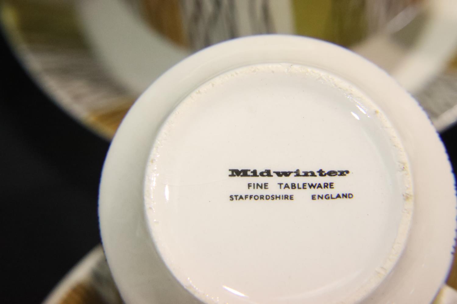 Mid Century part tea and dinner service by Mid Winter, 30 pieces. Not available for in-house P&P - Image 3 of 3