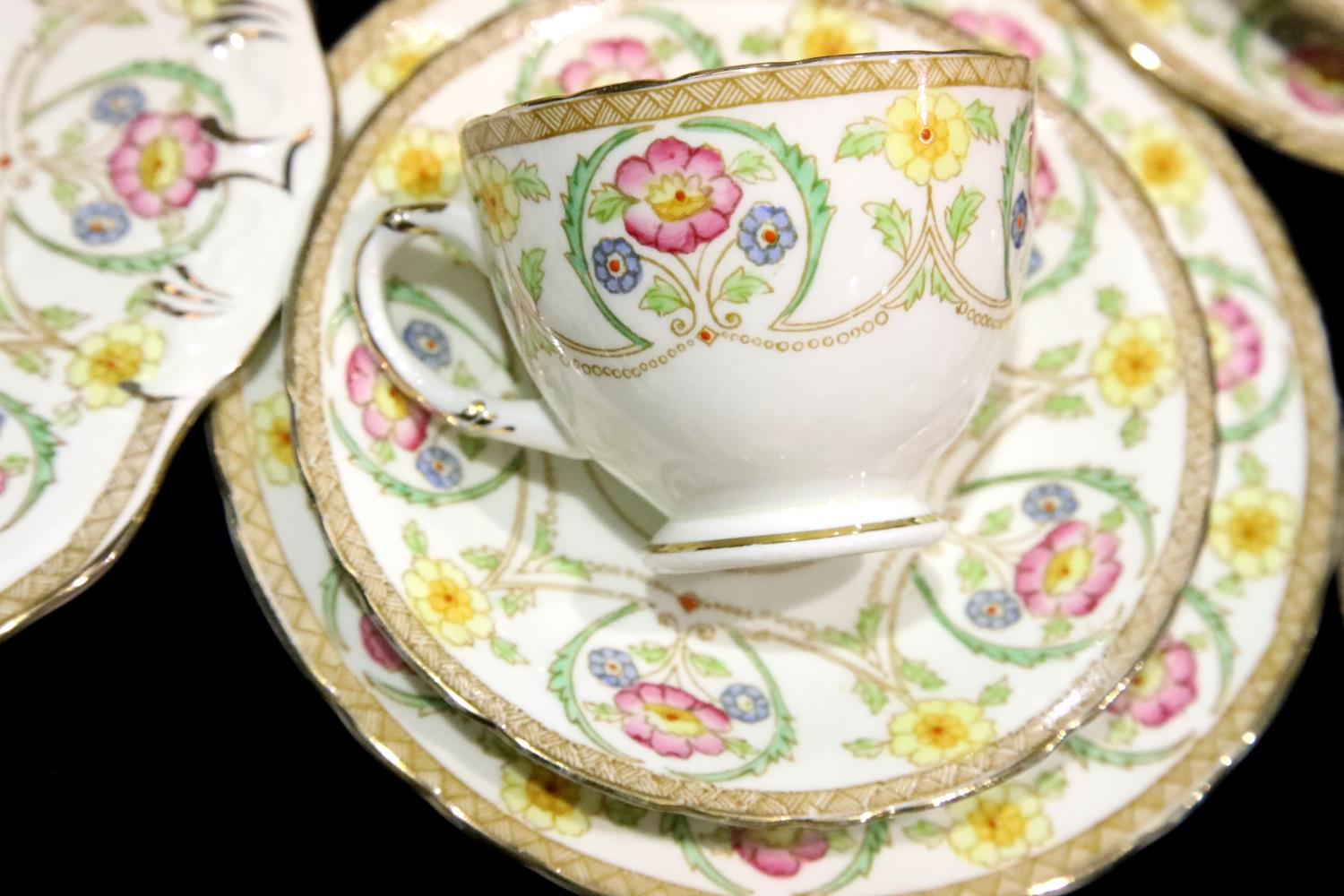 Sutherland China 21 piece tea service. Not available for in-house P&P - Image 2 of 3