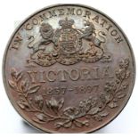 Cased medal to commemorate jubilee of Queen Victoria. P&P Group 1 (£14+VAT for the first lot and £