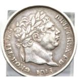 1817 Silver Shilling of King George III. P&P Group 1 (£14+VAT for the first lot and £1+VAT for