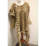 Zulu period 19th century leopard skin ibheshu, this amount traditionally only worn by royalty or