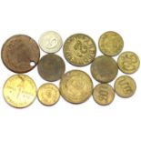 Miscellaneous tokens including events. P&P Group 1 (£14+VAT for the first lot and £1+VAT for