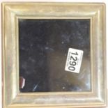 Hallmarked silver square photograph frame by Carrs, 19 x 19 cm. P&P Group 1 (£14+VAT for the first