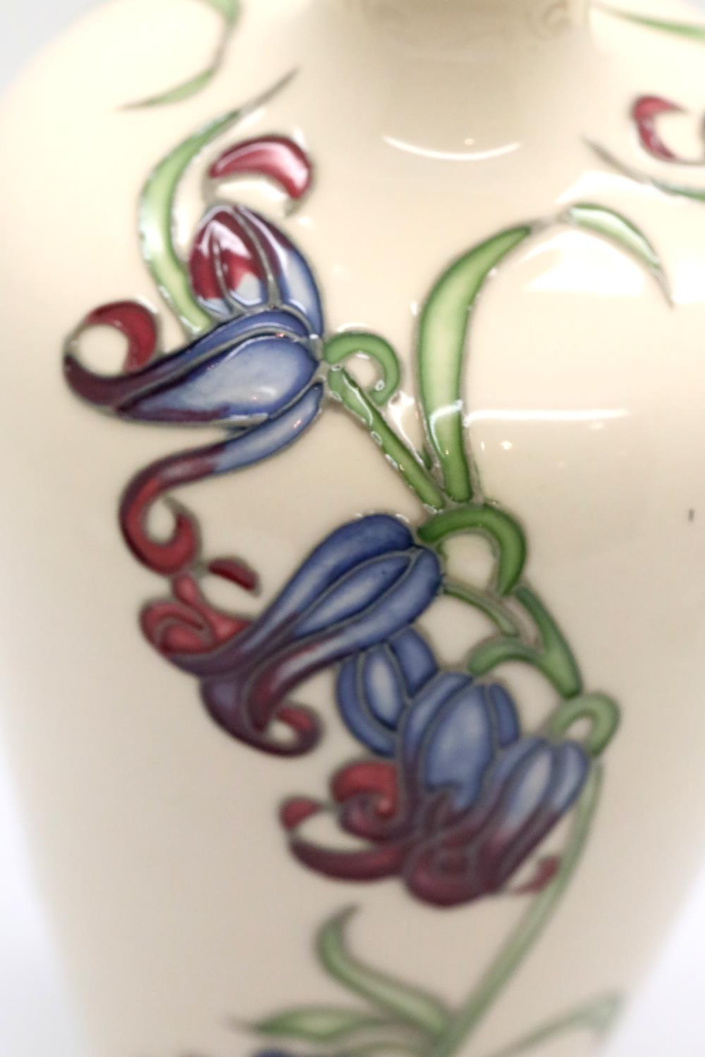 Moorcroft Bluebell Harmony vase, H: 16 cm. P&P Group 2 (£18+VAT for the first lot and £3+VAT for - Image 2 of 3