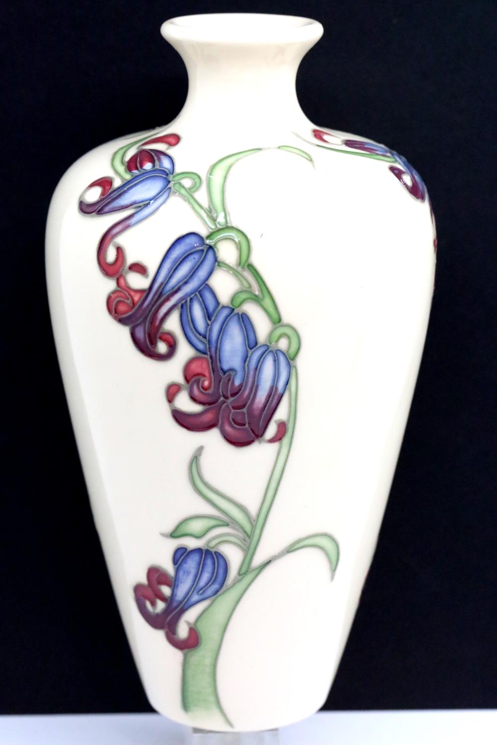 Moorcroft Bluebell Harmony vase, H: 16 cm. P&P Group 2 (£18+VAT for the first lot and £3+VAT for