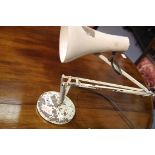 Herbert Terry type 90 anglepoise table lamp. Not available for in-house P&P