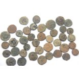 Forty mixed Roman coins. P&P Group 1 (£14+VAT for the first lot and £1+VAT for subsequent lots)