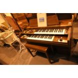 Yamaha electric organ and stool. Not available for in-house P&P