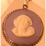 Wedgwood cameo necklace. P&P Group 1 (£14+VAT for the first lot and £1+VAT for subsequent lots)