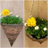 Winter hanging basket. Not available for in-house P&P