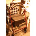 Four wheeled mobility aid. Not available for in-house P&P
