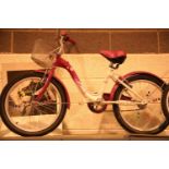 Series Power girls pink bike with 12" frame. Not available for in-house P&P