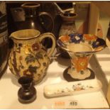 Collection of mixed ceramics to include HJ Wood Indian tree floral jug etc. Not available for in-