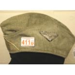 German WWII type SS-VT Officers side cap, dated inside 1936. P&P Group 1 (£14+VAT for the first