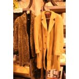 Two ladies coats, including a Varteks cashmere coat. Not available for in-house P&P