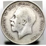 George V 1913 Half Crown. P&P Group 1 (£14+VAT for the first lot and £1+VAT for subsequent lots)
