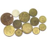 Miscellaneous tokens including events. P&P Group 1 (£14+VAT for the first lot and £1+VAT for