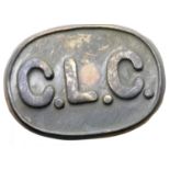 Chinese WWI type Labour Corps cap badge. P&P Group 1 (£14+VAT for the first lot and £1+VAT for