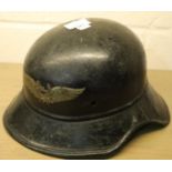 German WWII type Luftschutz (Air Raid Police) Gladiator Helmet. P&P Group 2 (£18+VAT for the first