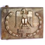 German WWII type Wermacht Red Cross belt buckle. P&P Group 1 (£14+VAT for the first lot and £1+VAT