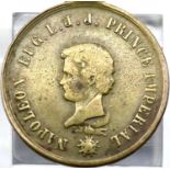 Medal to commemorate the investiture of Prince Imperial Eugene, son of Napoleon III of France. P&P