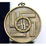 German WWII type SS Eight Years Long Service and Good Conduct medal. P&P Group 1 (£14+VAT for the