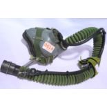 Russian Pilots oxygen mask. P&P Group 2 (£18+VAT for the first lot and £3+VAT for subsequent lots)