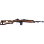 Replica M1 carbine rifle. P&P Group 3 (£25+VAT for the first lot and £5+VAT for subsequent lots)