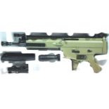 Scar airsoft assault rifle in tan. P&P Group 2 (£18+VAT for the first lot and £3+VAT for