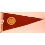 German Third Reich type SA Sports pennant, stamped and dated 1934, L: 49 cm. P&P Group 1 (£14+VAT