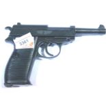 German WWII type P38 pistol by Denix. P&P Group 1 (£14+VAT for the first lot and £1+VAT for