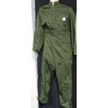 French WWII type USAAF electric heated flying suit. P&P Group 3 (£25+VAT for the first lot and £5+