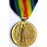 British WWI Victory medal to Liverpool casualty James Brady, L FMN, MFA, DOD 23 December 1915. P&P