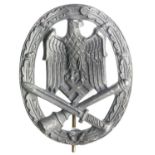 German WWII type General Assault badge, marked for Frank & Reif Stuttgart verso. P&P Group 1 (£14+