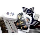 Selection of unissued insignia cloth patches and epaulettes. P&P Group 1 (£14+VAT for the first