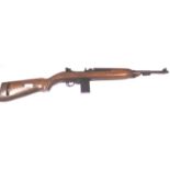 Replica M1 carbine rifle. P&P Group 3 (£25+VAT for the first lot and £5+VAT for subsequent lots)